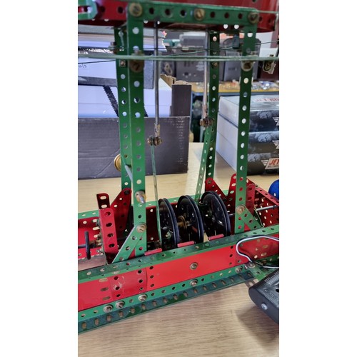 3 - Vintage fully assembled model of a stationary engine complete with motor and controller in full work... 