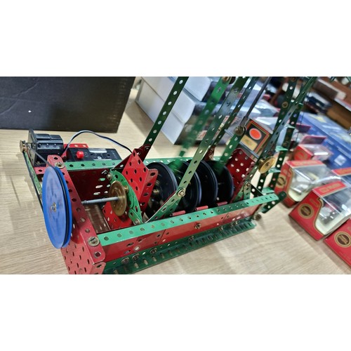 3 - Vintage fully assembled model of a stationary engine complete with motor and controller in full work... 