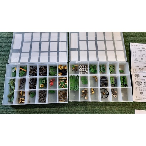 6 - Comprehensive Meccano lot fitted in a good large Clarke organising chest with a lift up lid, 6x shor... 