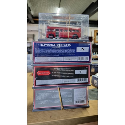 14 - Collection of 7x boxed Diecast model buses inc 4x Corgi Limited Edition Omnibuses and 3x EFE Busses