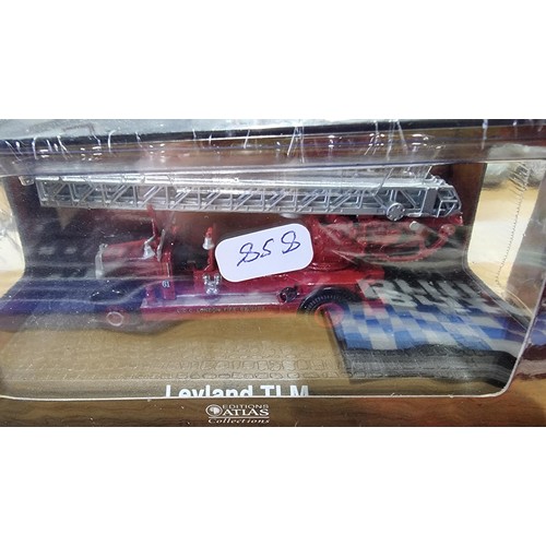 21 - 2x new and sealed Atlas Editions Diecast vehicles inc a police Austin J2 Police Van, with related it... 