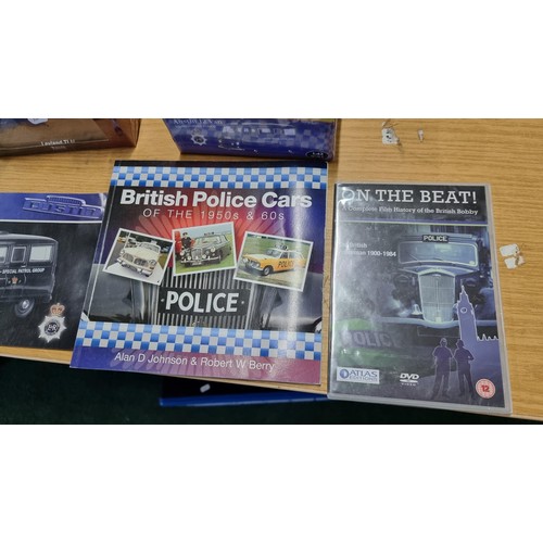 21 - 2x new and sealed Atlas Editions Diecast vehicles inc a police Austin J2 Police Van, with related it... 