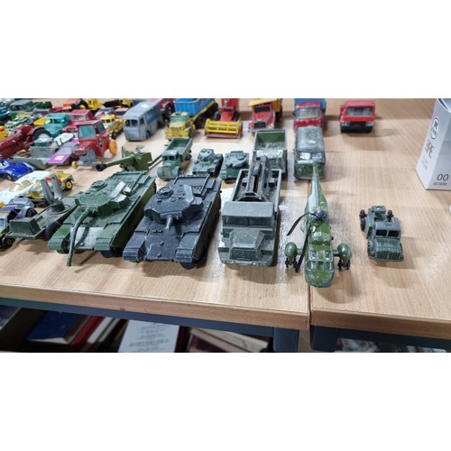 35 - Large job of approx. 65x vintage Diecast model vehicles most are by Dinky Supertoys and Corgi Toys i... 