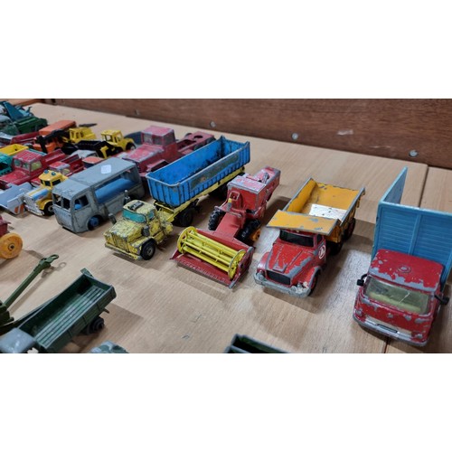 35 - Large job of approx. 65x vintage Diecast model vehicles most are by Dinky Supertoys and Corgi Toys i... 