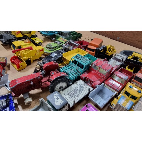 35 - Large job of approx. 65x vintage Diecast model vehicles most are by Dinky Supertoys and Corgi Toys i... 