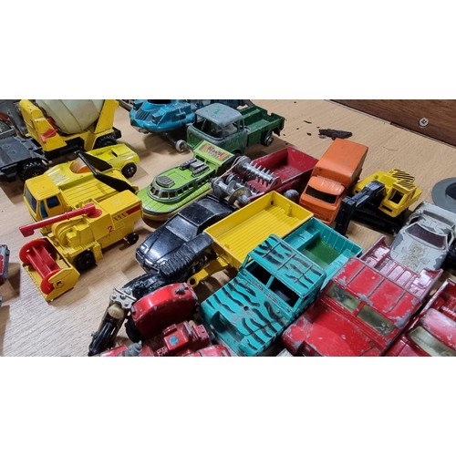 35 - Large job of approx. 65x vintage Diecast model vehicles most are by Dinky Supertoys and Corgi Toys i... 
