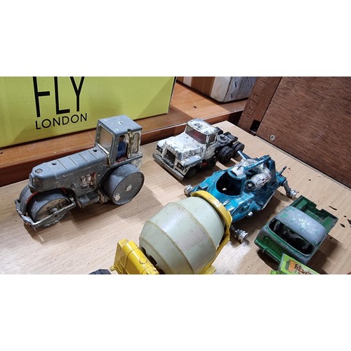 35 - Large job of approx. 65x vintage Diecast model vehicles most are by Dinky Supertoys and Corgi Toys i... 