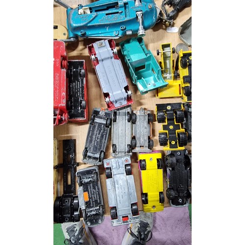 35 - Large job of approx. 65x vintage Diecast model vehicles most are by Dinky Supertoys and Corgi Toys i... 