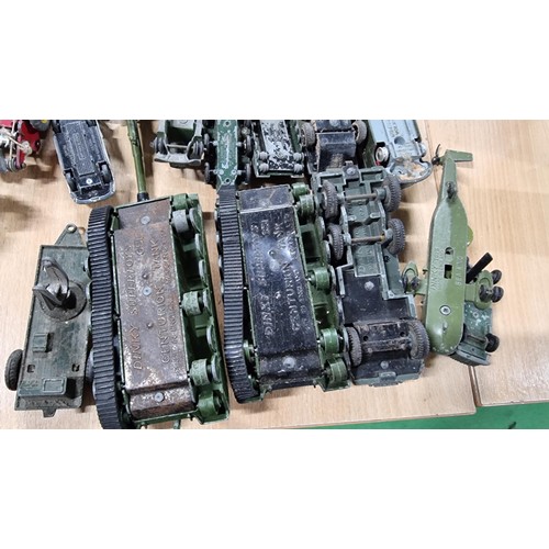 35 - Large job of approx. 65x vintage Diecast model vehicles most are by Dinky Supertoys and Corgi Toys i... 