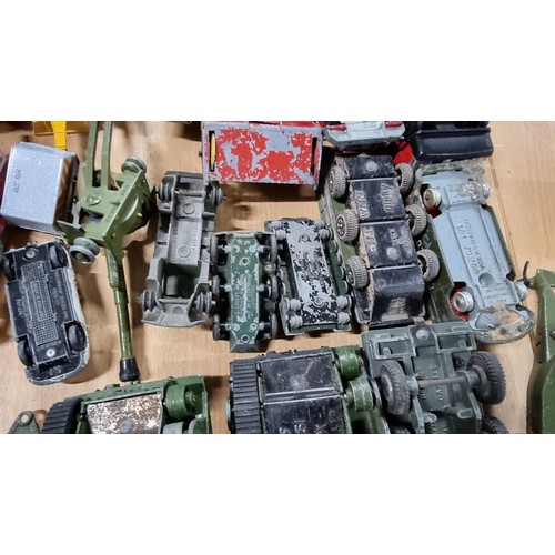35 - Large job of approx. 65x vintage Diecast model vehicles most are by Dinky Supertoys and Corgi Toys i... 