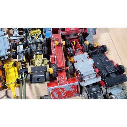 35 - Large job of approx. 65x vintage Diecast model vehicles most are by Dinky Supertoys and Corgi Toys i... 