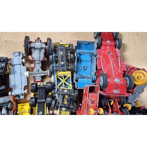 35 - Large job of approx. 65x vintage Diecast model vehicles most are by Dinky Supertoys and Corgi Toys i... 