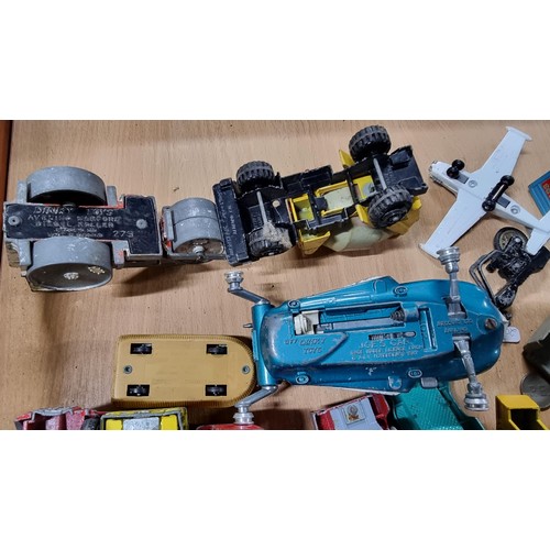 35 - Large job of approx. 65x vintage Diecast model vehicles most are by Dinky Supertoys and Corgi Toys i... 