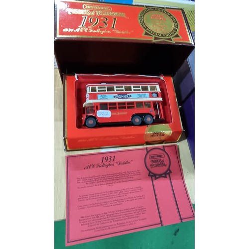 37 - 2x Special Edition Diecast vehicles inc a boxed Corgi Golden Jubilee tram and Matchbox models of Yes... 