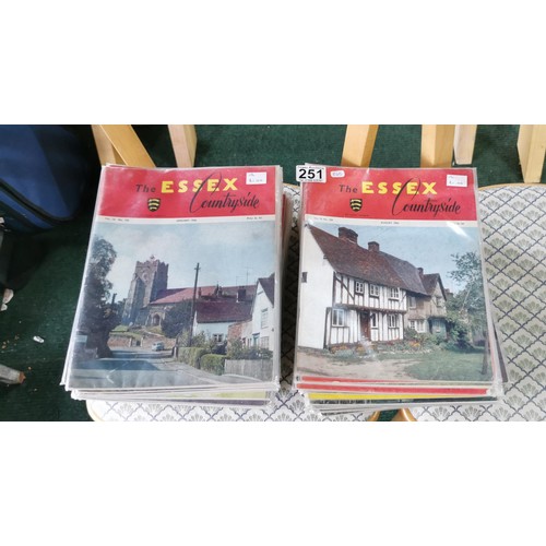279 - Large qty of vintage The Essex Countryside magazines from 1960s in good overall condition.