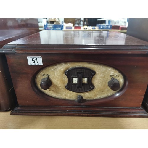 51 - An Early vintage Marconi Radio most likely for restoration, Due to the vintage nature of this item w... 