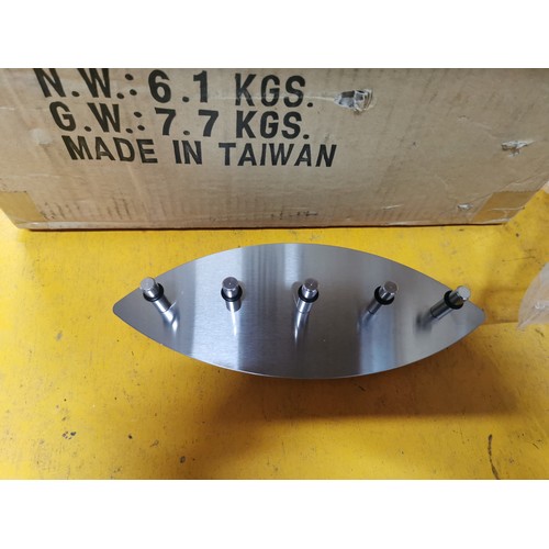 239 - A box containing a large quantity of new and sealed oval hangers. One has been removed from packagin... 