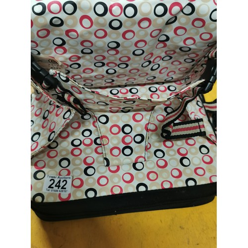 242 - A polar gear baby booster car seat for babies over 12 months.