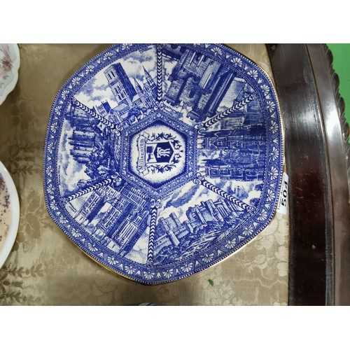 504 - A quantity of limited edition plates depicting the seaside and brambly hedge collection and Ringtons... 