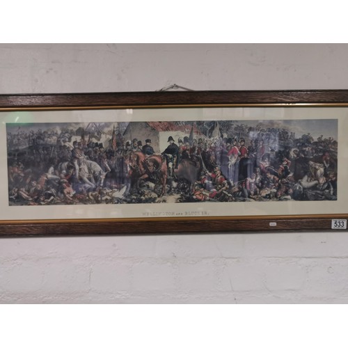 533 - A framed and glazed print, 