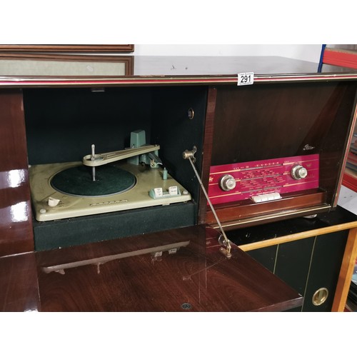 291 - A vintage tabletop radiogram by Stella, stereo version. Long, medium and VHF along with a Philip's t... 