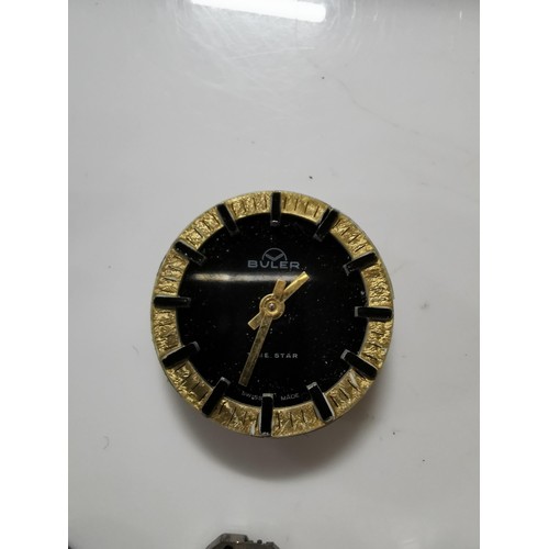 481 - Quantity of 11x vintage watches without straps inc some good brand names inc Buler, Thomas Russel & ... 