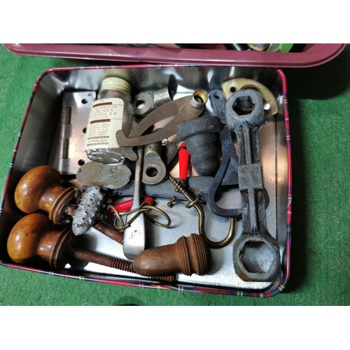482 - 3x boxes full of various collectables and sundries inc an Amber Sheroot, Propelling pencils, pipes, ... 