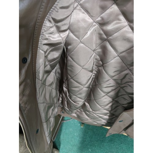 525A - Next size small leather ladies jacket in good order