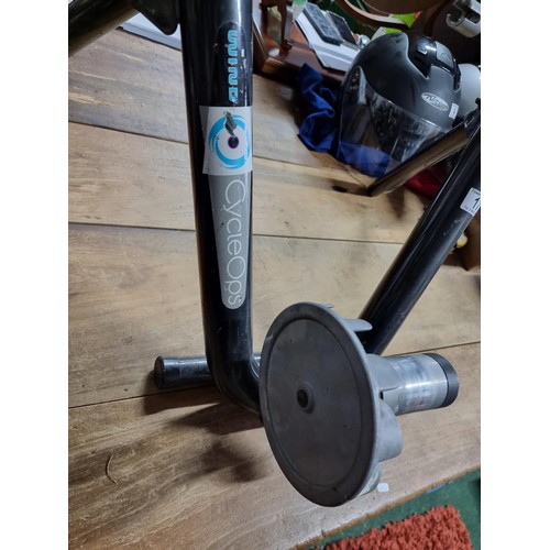 17 - Cycle Ops Wind Turbo Trainer for converting a bicycle into an exercise bike for in door use