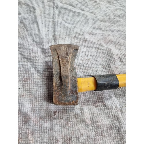 62 - Large axe by Work Zone in good condition