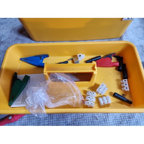 96 - Cased FLUKE 1651B multi-function tester complete with all its cables and probes in excellent wokring... 