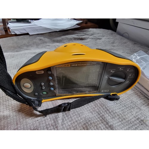 96 - Cased FLUKE 1651B multi-function tester complete with all its cables and probes in excellent wokring... 