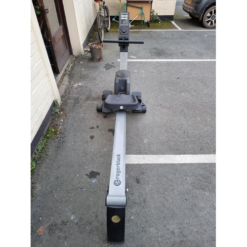 107A - Rodger Black rowing exercise machine in good clean working condition