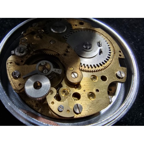 332 - Vintage Bader & Hafner Alarm pocket watch in excellent condition along with an old English brass wat... 