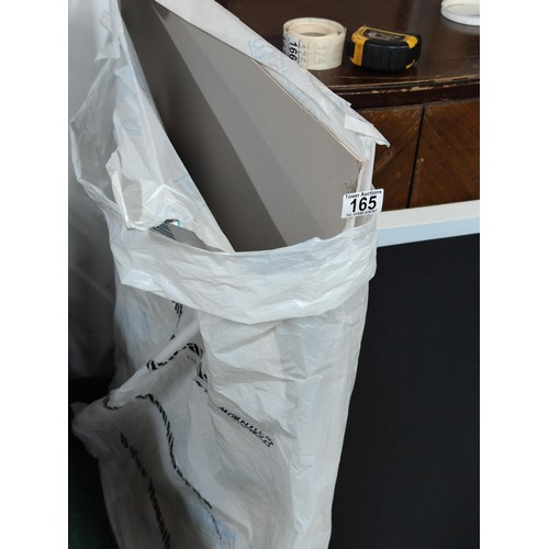 165 - A large quantity of artists mounts and frames in 5 bags. Largest measures 115cm high and a width of ... 