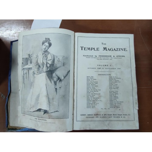 201 - The Temple Magazine hardback by Frederick A Atkins. Volume 1 October 1896 to September 1897.