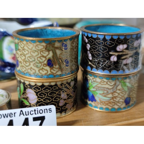 447 - A large collection of quality collectibles including 4 silver scene trinket boxes, a collection of e... 