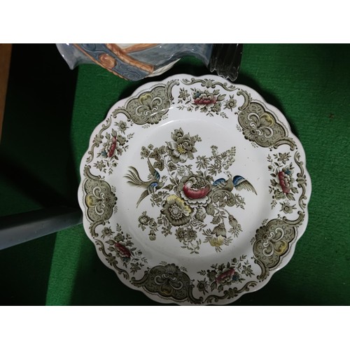457 - A quantity of collectable china including two ridgeway Windsor design plates, a Price Kensington che... 