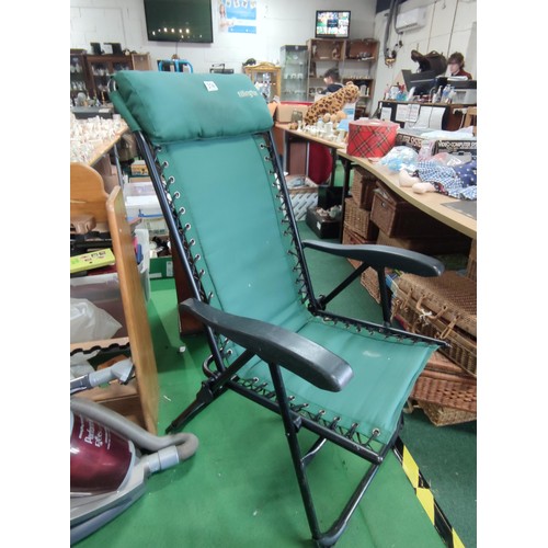 314 - A tillington collapsable fisherman's chair with headrest in good order.
