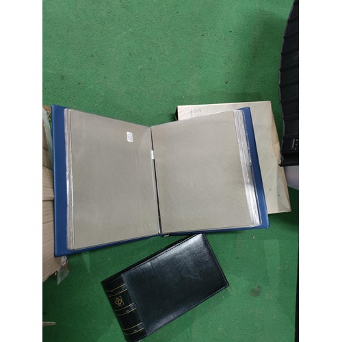 318 - A box containing a quantity of FDC cover albums, all empty of various sizes.