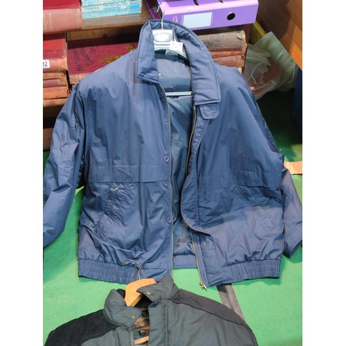 327 - A gents premier man 2XL all weather jacket in good order along with an arctic storm XXL gilet with c... 