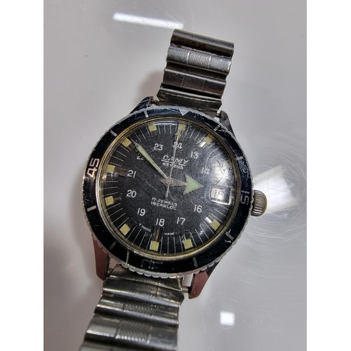 344 - Vintage Camy Geneva seventeen jewels incablock gents watch. 
Watch has been tested for short period ... 