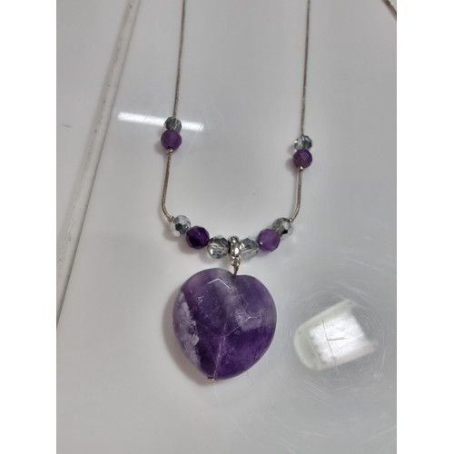 349 - A quantity of jewellery including a 925 silver pendant and chain inset with opal and small diamonds ... 