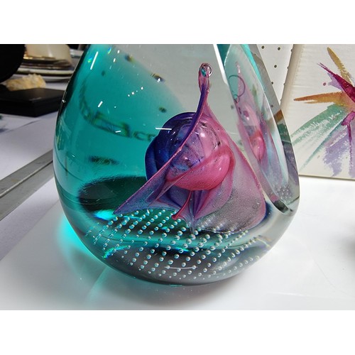 426 - 3 x boxed caithness limited edition paperweights with all paperwork including, saladin 1997, floral ... 