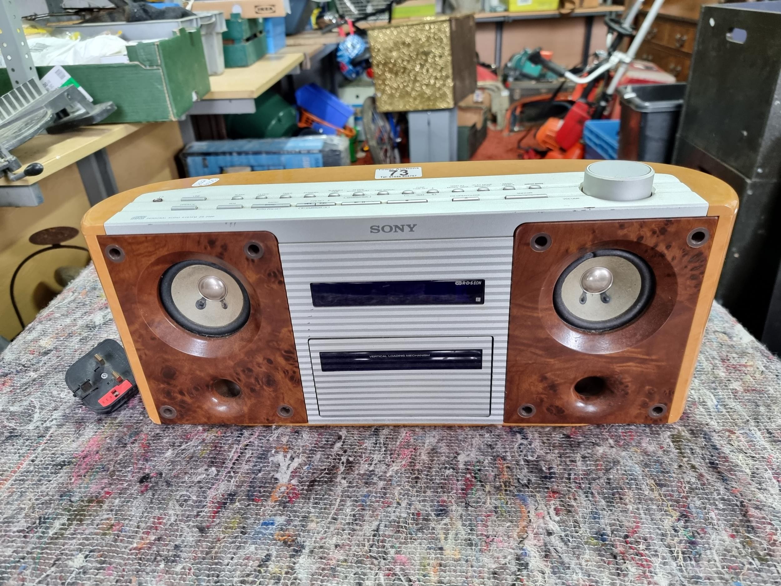 希少品 SONY ZS-2000 CD ラジオチューナー ヴィンテージ ソニー Sony ZS-2000 design radio / CD player - YouTube