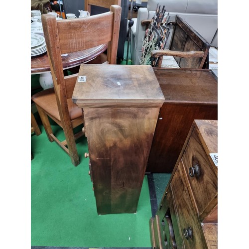 460 - Good quality solid Indian rosewood stepped chest with 2 drawers to the top 2 doors and three drawers... 