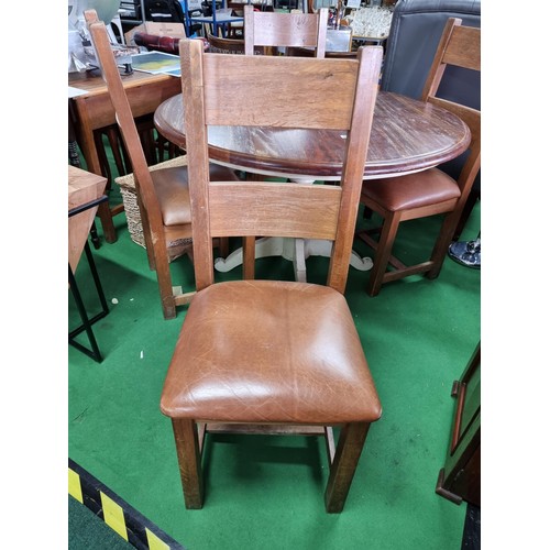 465 - Good quality vintage Laura Ashley Bramley range french style dining table with a solid Indian rosewo... 