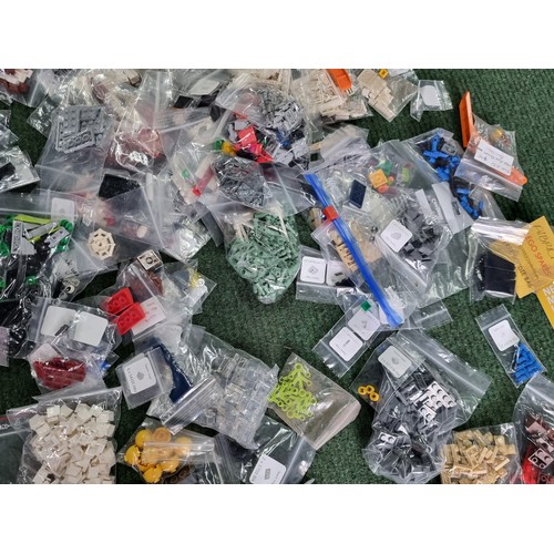 165 - A large collection of specialist Lego pieces 2.7kg in total. Including many new and sealed spare Leg... 