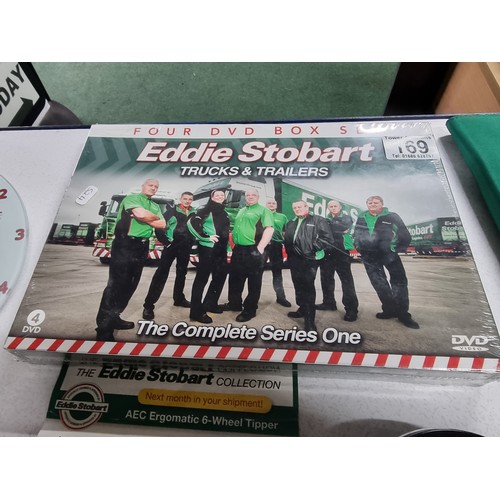 169 - An Eddie Stobart lot including a new and sealed Eddie Stobart DVD boxset, a new Eddie Stobart notepa... 