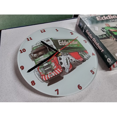 169 - An Eddie Stobart lot including a new and sealed Eddie Stobart DVD boxset, a new Eddie Stobart notepa... 